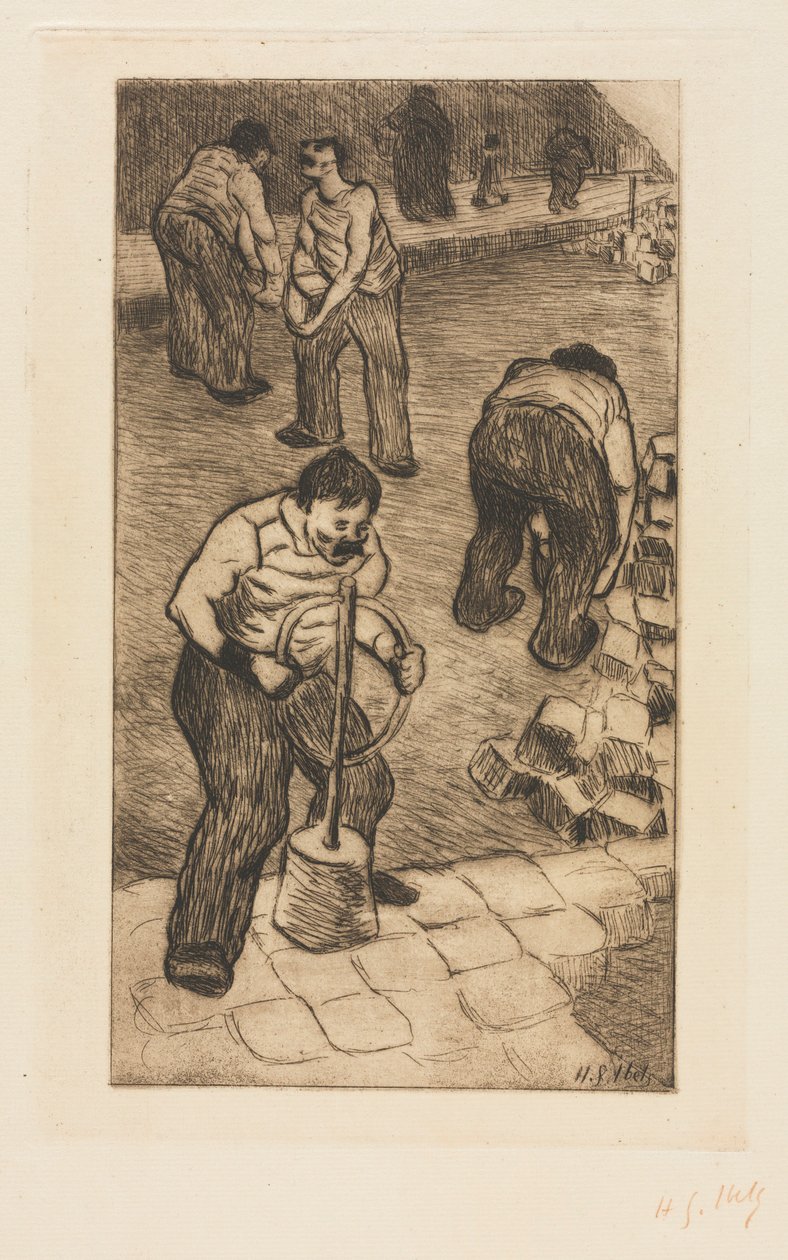 Les Paveurs de rue, 1894 - Henri Gabriel Ibels
