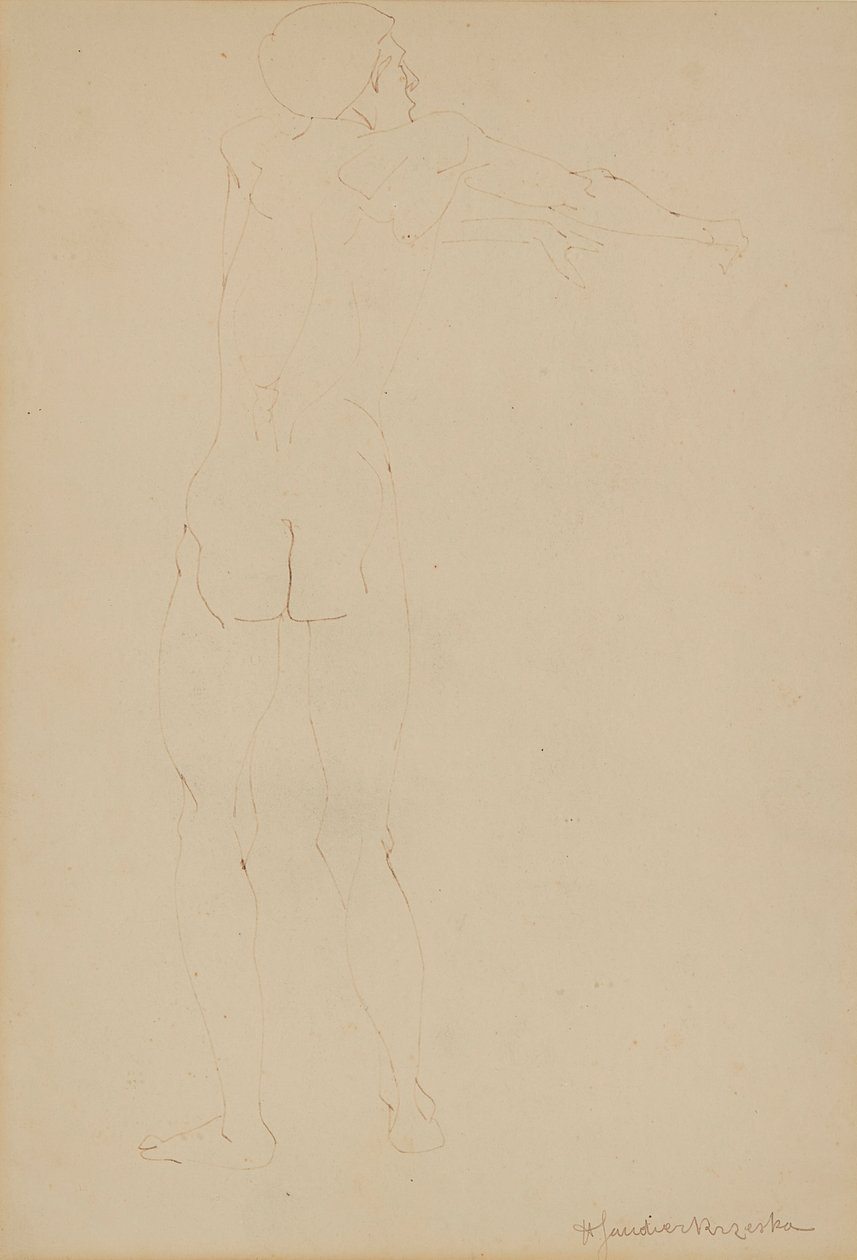 Nu masculin - Henri Gaudier Brzeska