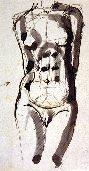 Torse féminin - Henri Gaudier Brzeska