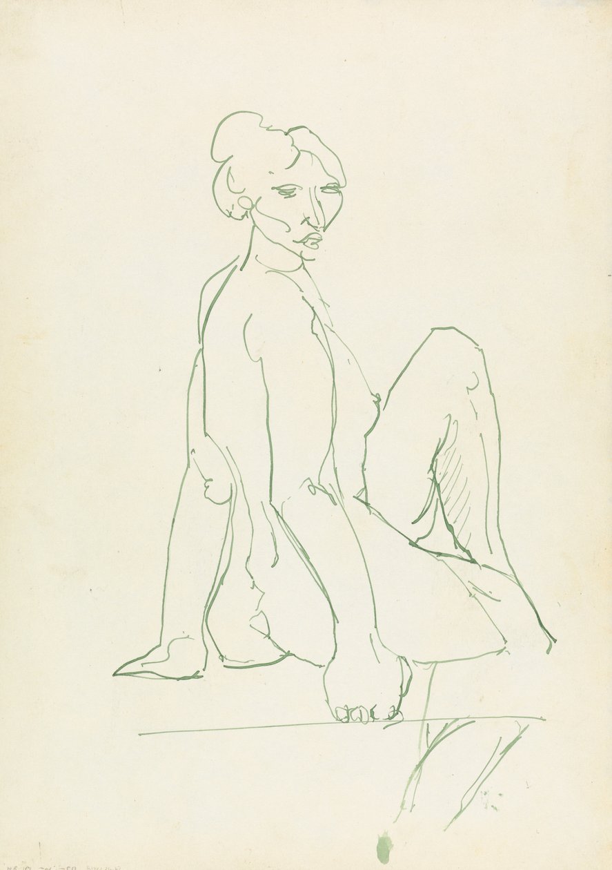 Figure féminine assise - Henri Gaudier Brzeska