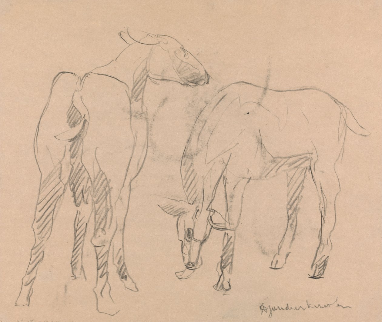 Deux chèvres - Henri Gaudier Brzeska