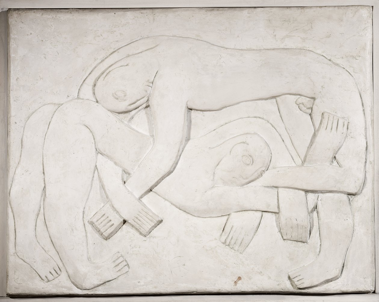 Lutteurs, 1914 ; 1965 - Henri Gaudier Brzeska