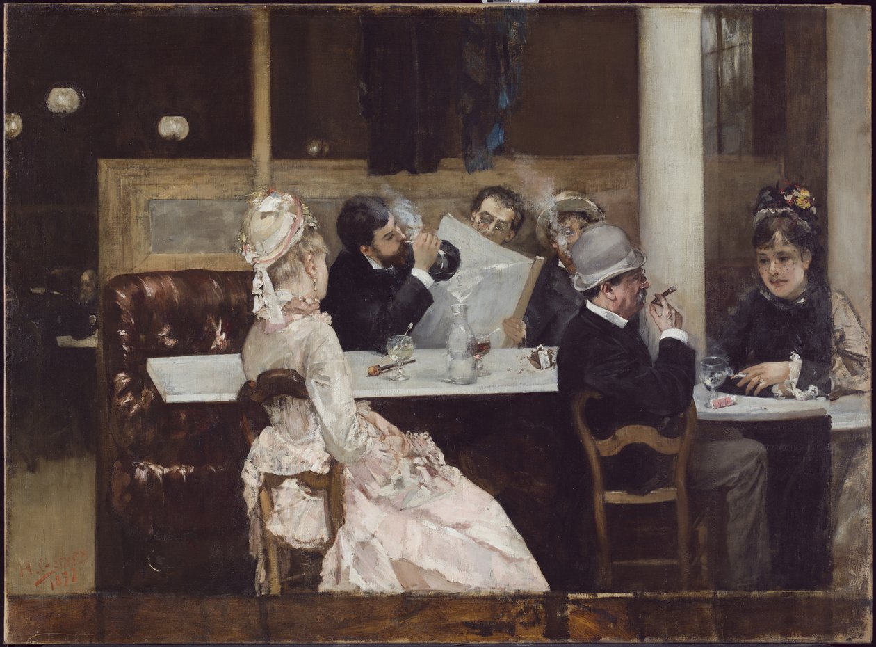 Scène de café à Paris, 1877 - Henri Gervex