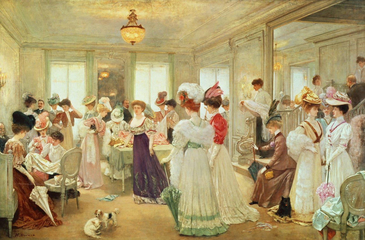 Cinq Heures chez le Couturier Paquin, 1906 - Henri Gervex