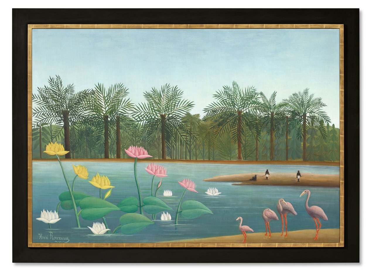 Flamants roses - Henri J.F. (1844 1910) Rousseau