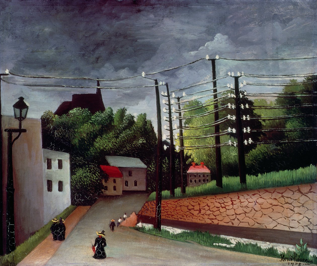 Vue de Malakoff, Hauts-de-Seine - Henri J.F. Rousseau