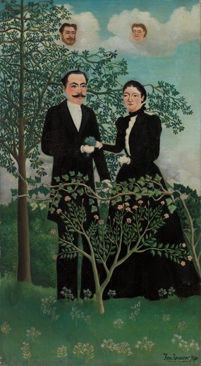 Passé et présent, 1899 - Henri J.F. 1844 1910 Rousseau