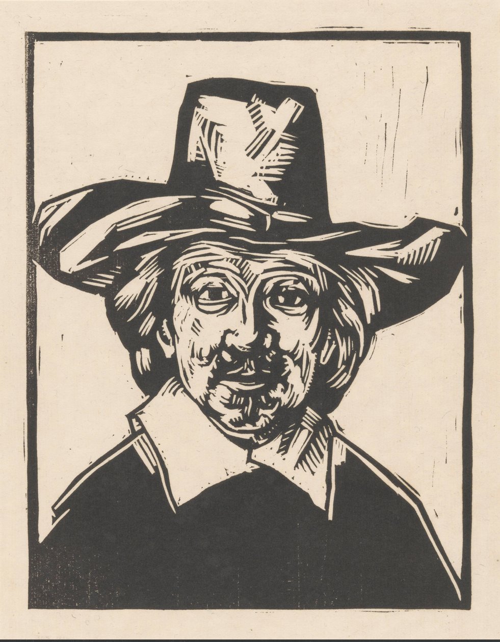 Homme avec chapeau - Henri Jonas