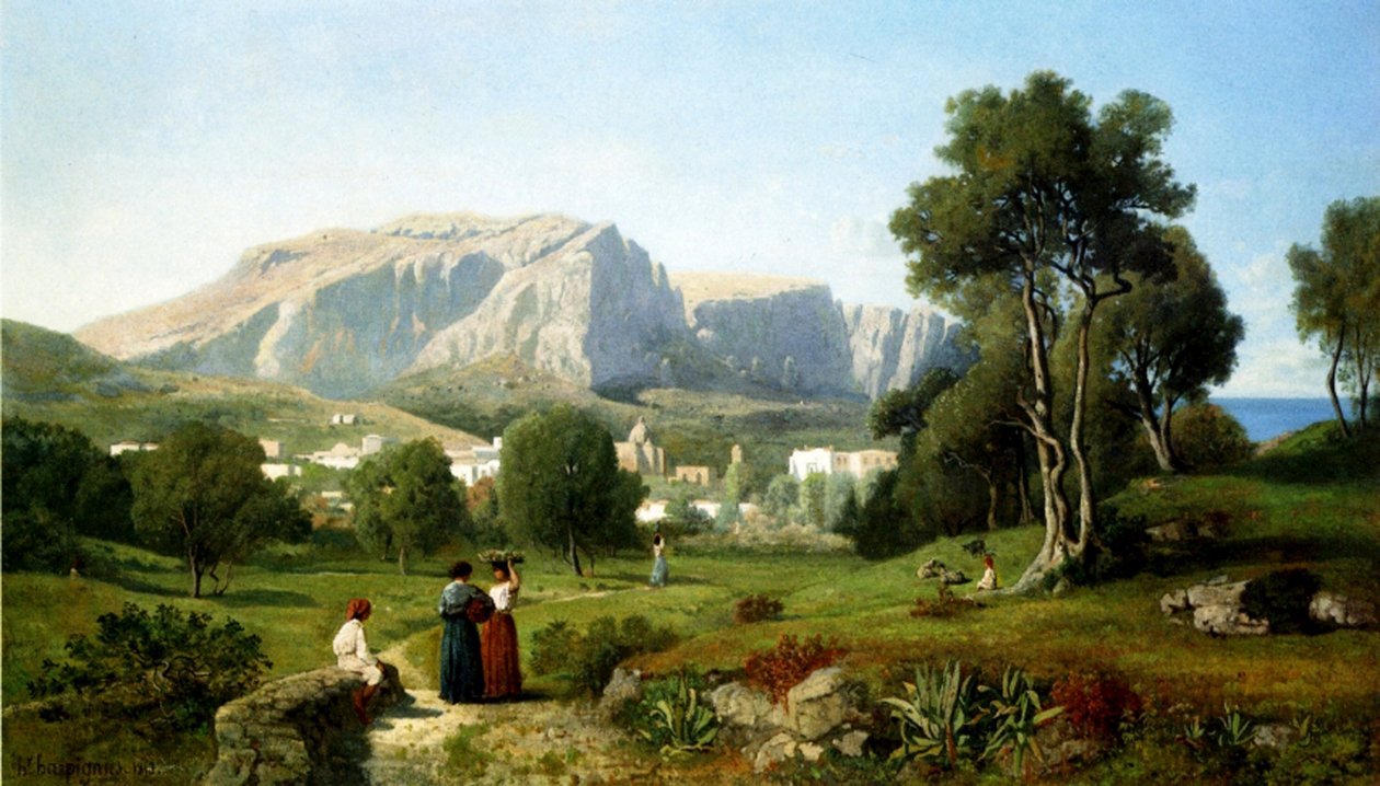 Capri - Henri Joseph Harpignies