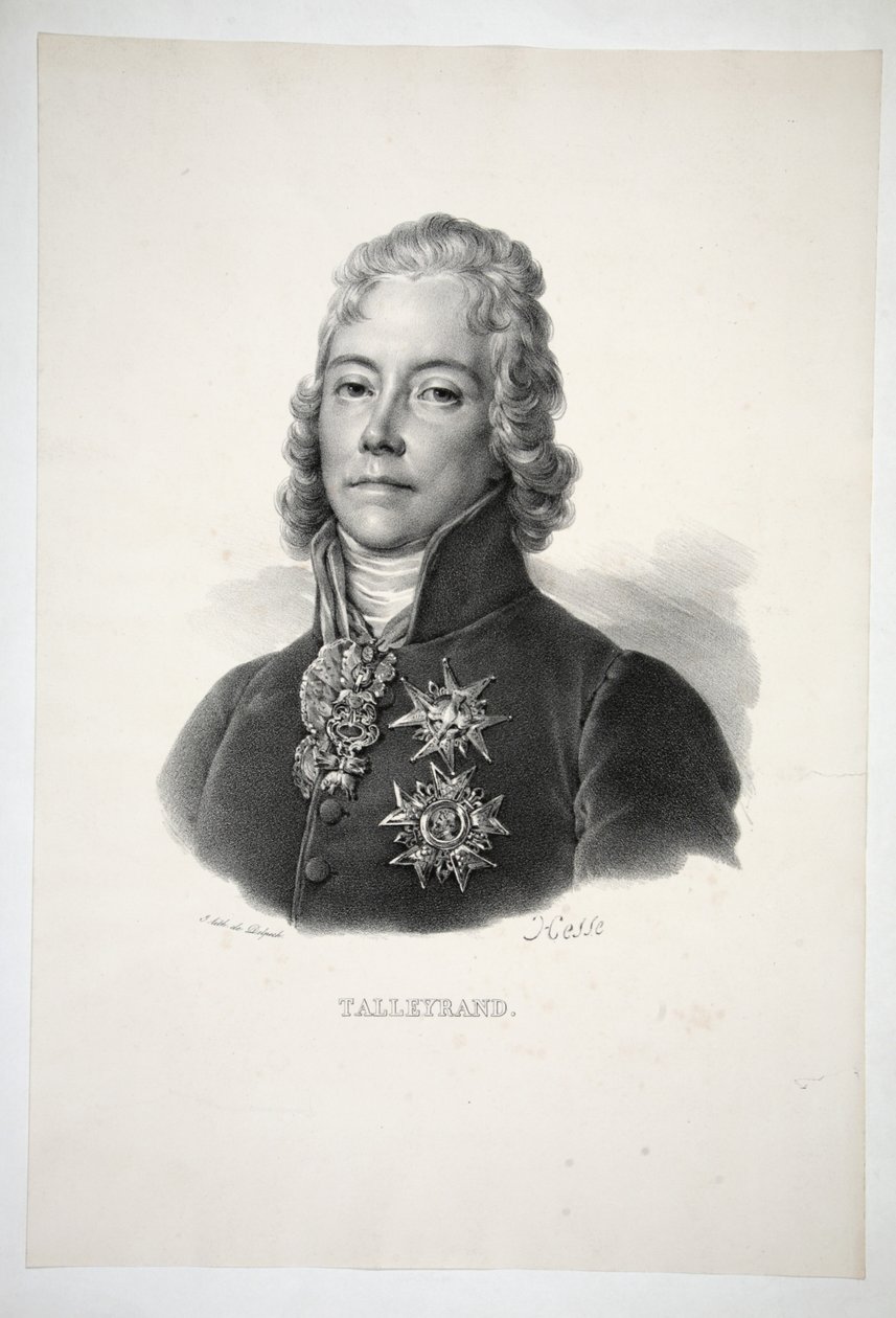 Talleyrand, pub. 1821 - Henri Joseph Hesse