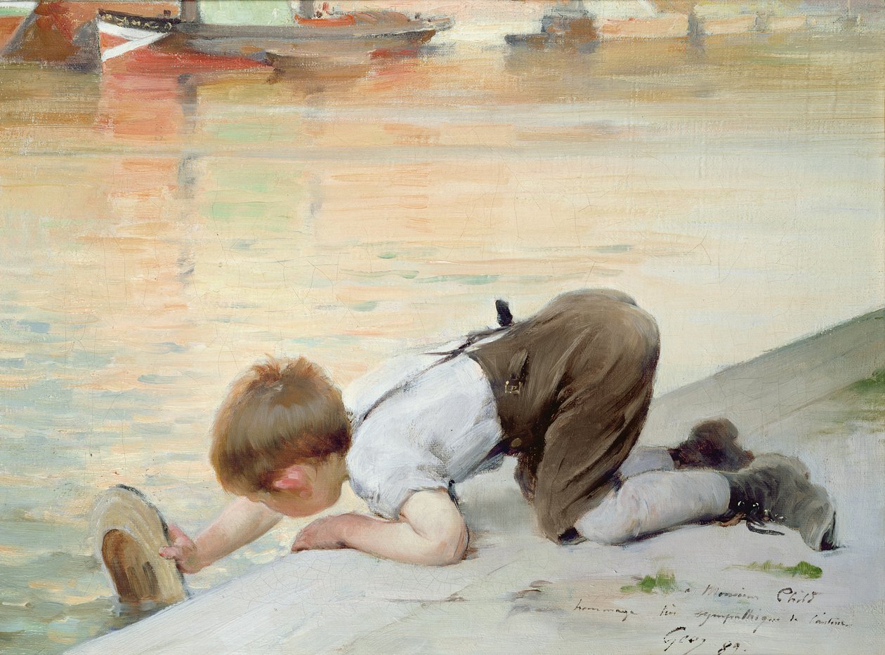 Au Quai - Henri Jules Jean Geoffroy