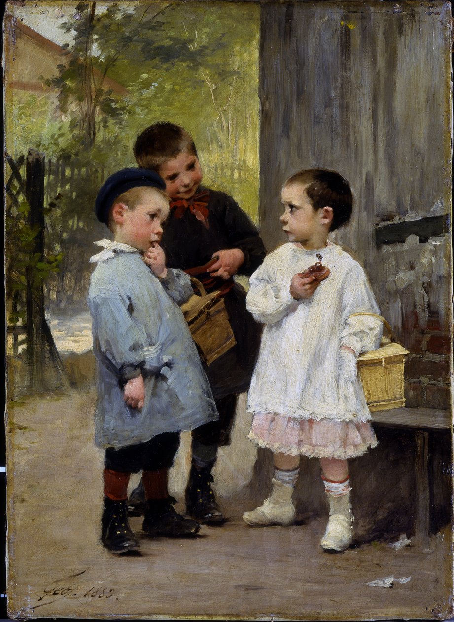 Donne-moi une bouchée, 1883 - Henri Jules Jean Geoffroy