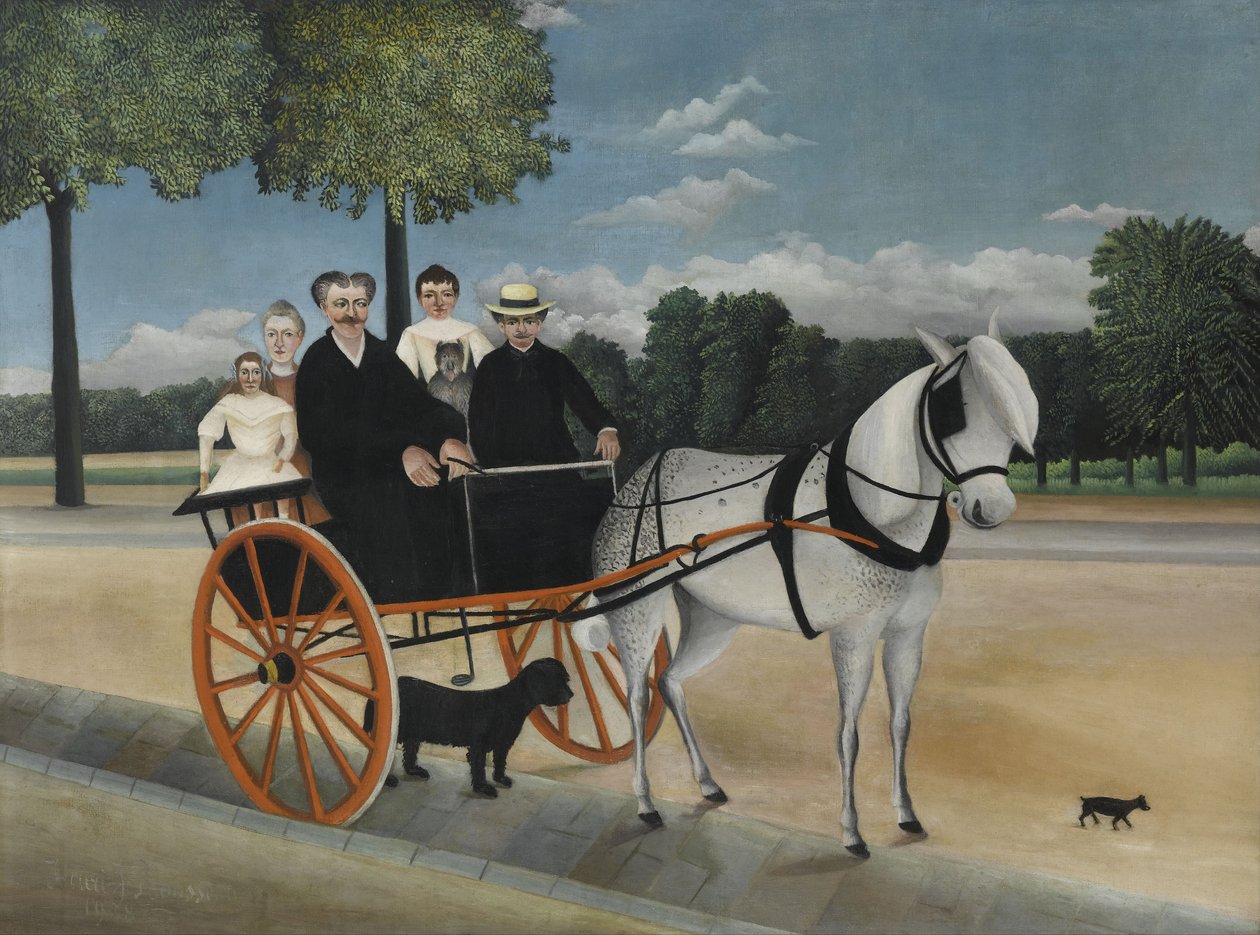 Le chariot du vieux Junier - Henri Julien Félix Rousseau