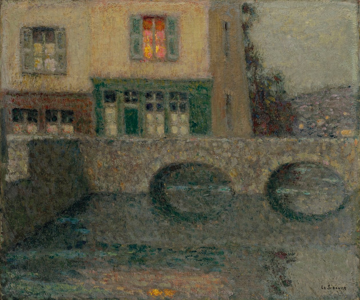 Le Pont (entre 1931 et 1938) - Henri Le Sidaner
