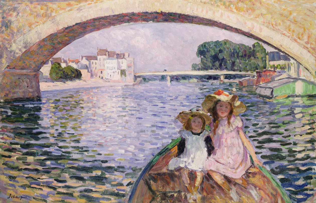 Dans le bateau - Henri Lebasque