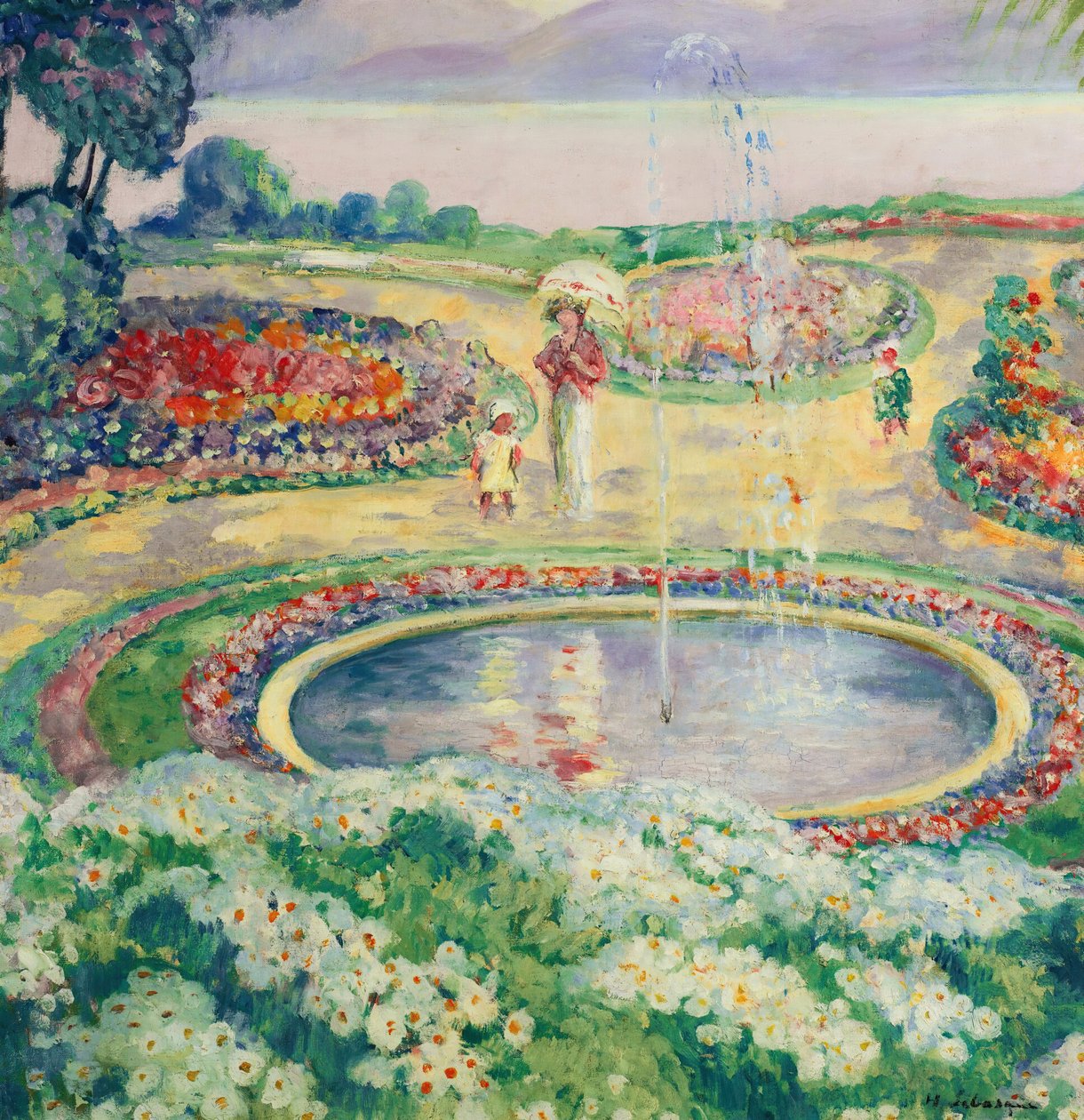 Le Jardin de fleurs - Henri Lebasque