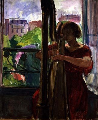 Le Harpiste - Henri Lebasque