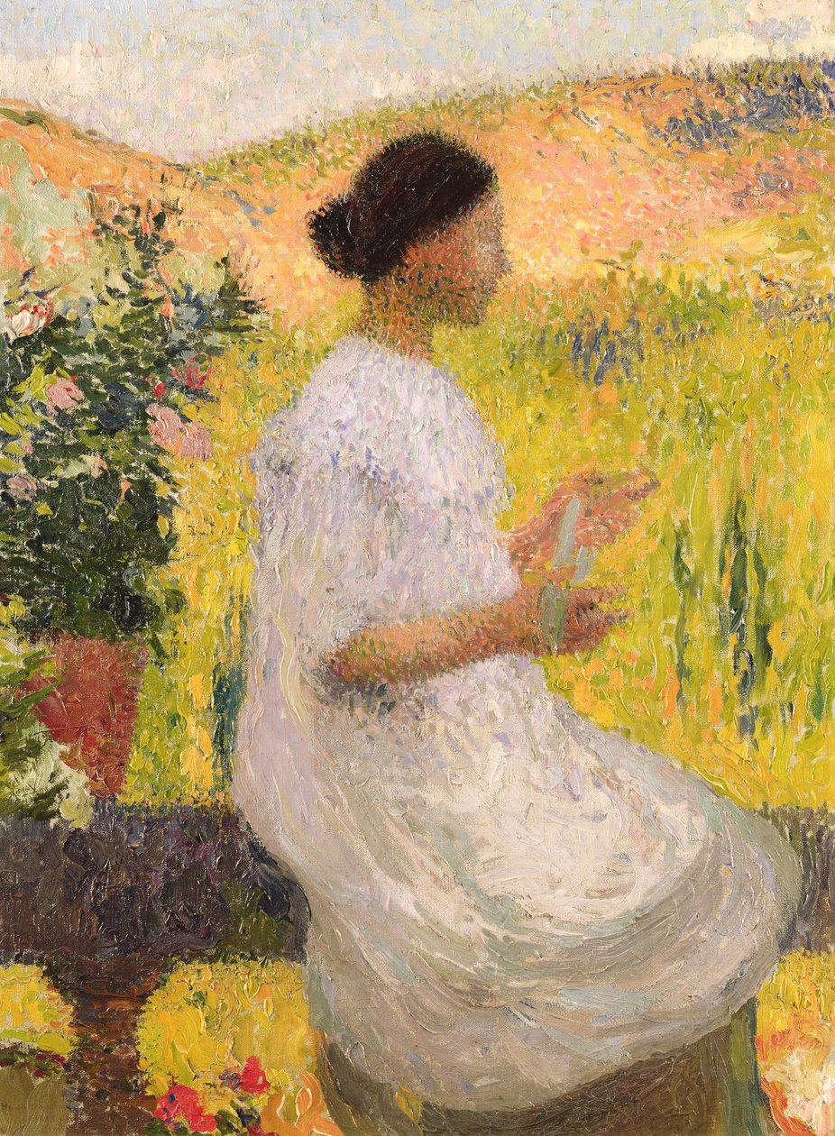 La robe bleue, 1917 - Henri Martin