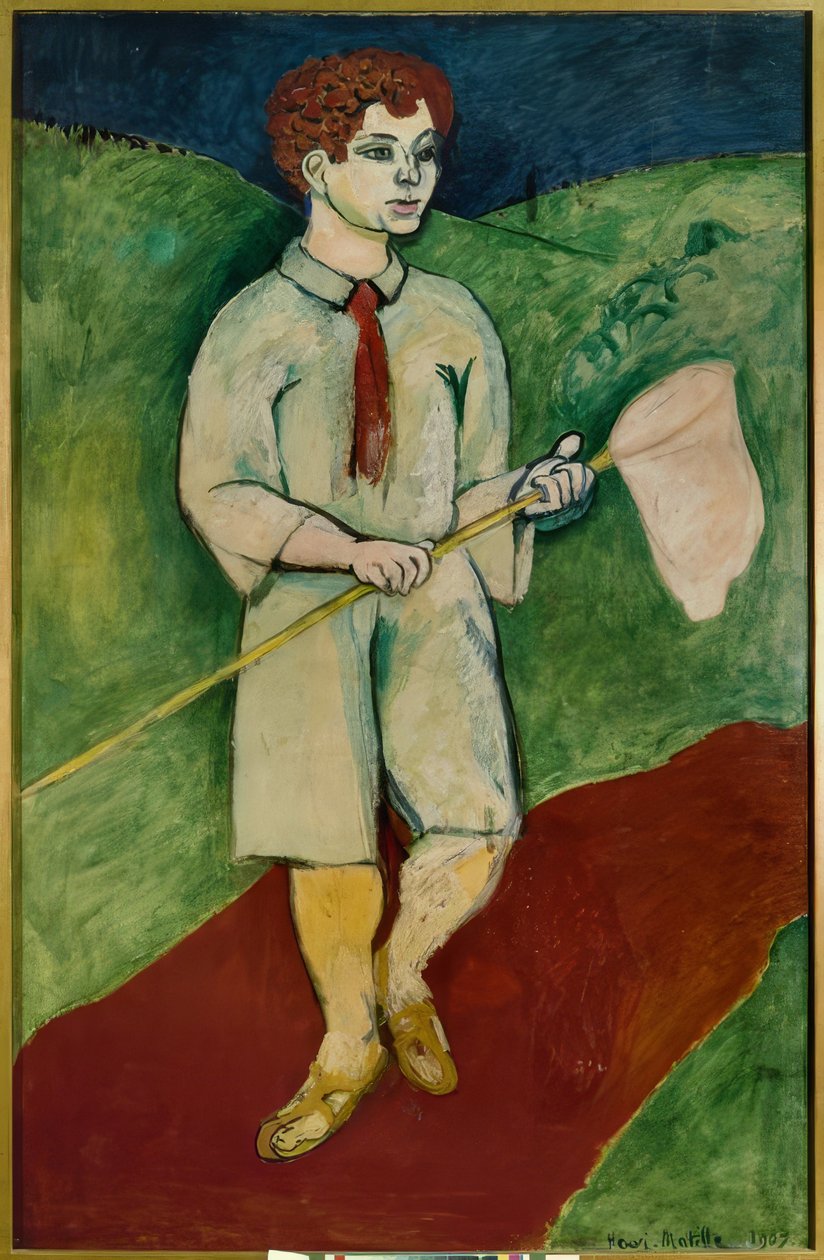 Garçon avec filet à papillons - Henri Matisse