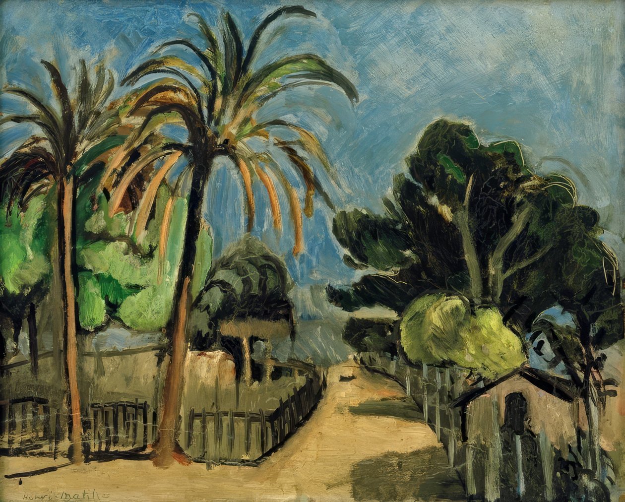 Jardin anglais à Nice - Henri Matisse