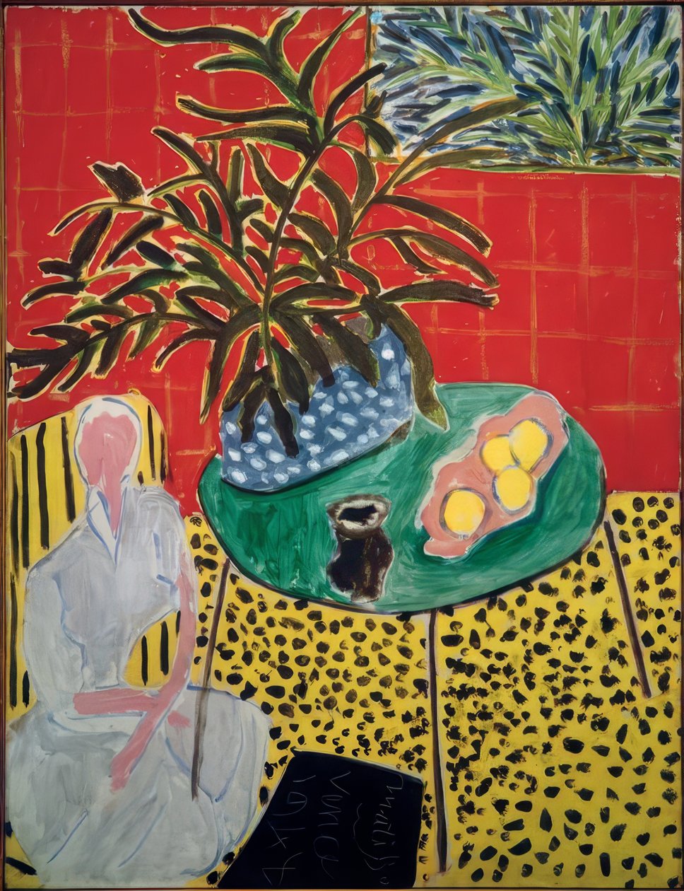 Intérieur avec fougères noires - Henri Matisse