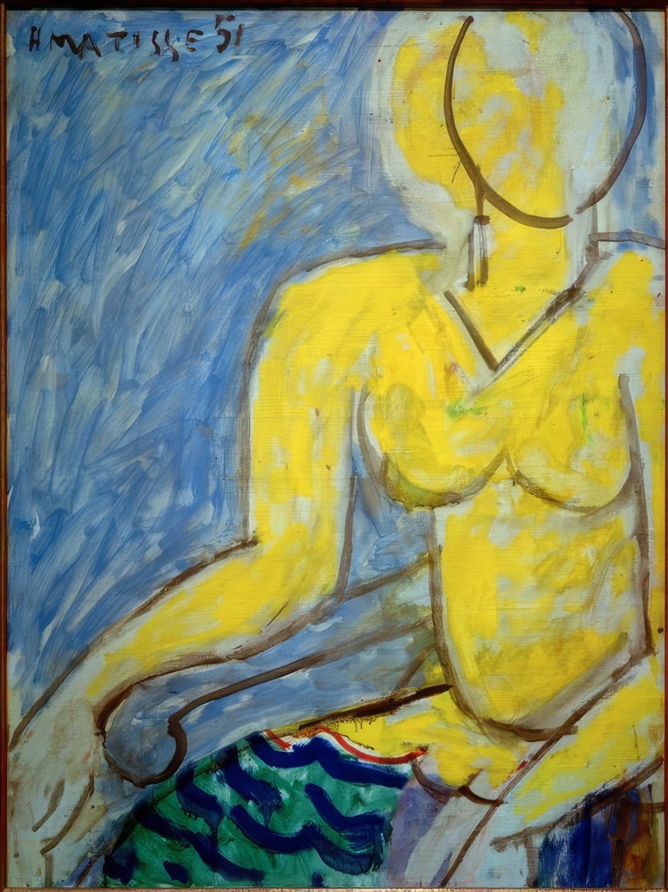 Katia en robe jaune - Henri Matisse