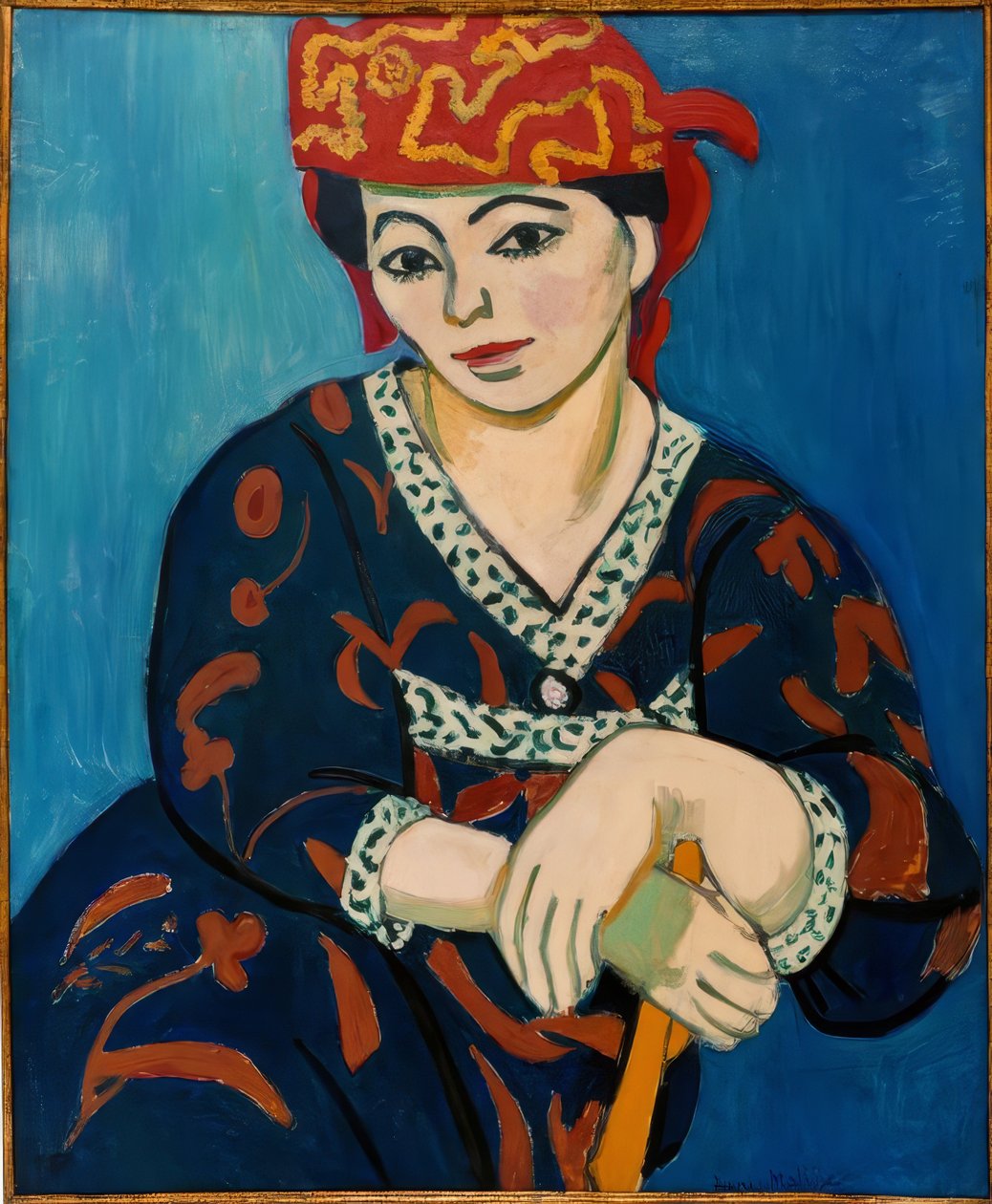 Madame Matisse : Madras rouge - Henri Matisse