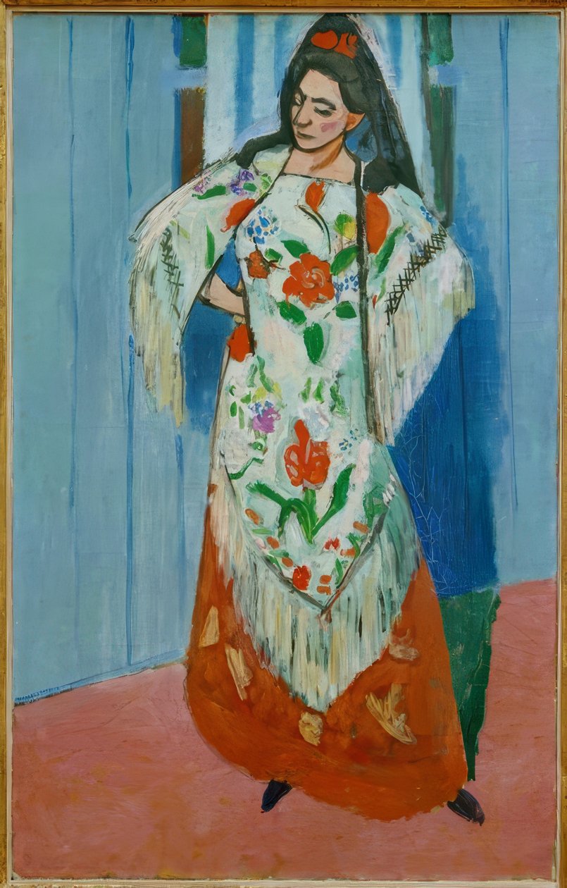 Madame Matisse avec un châle de Manille - Henri Matisse