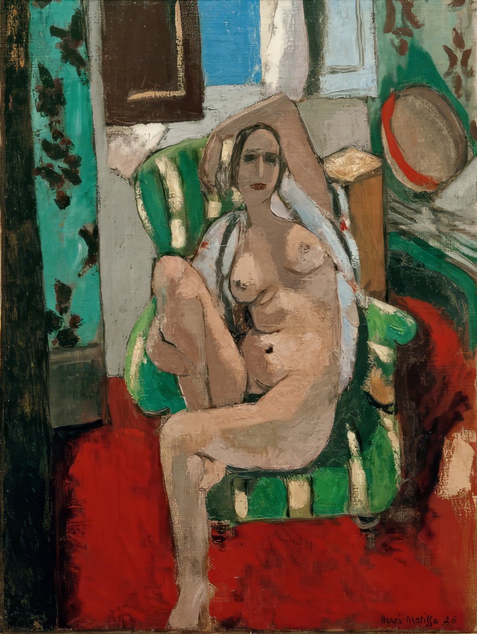 Nu assis au tambourin - Henri Matisse