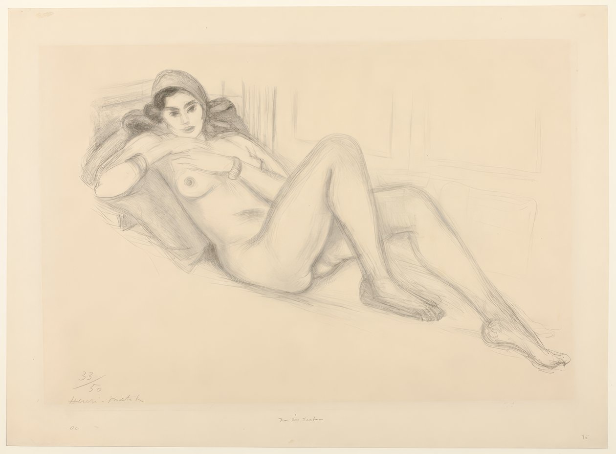 Nu avec turban - Henri Matisse
