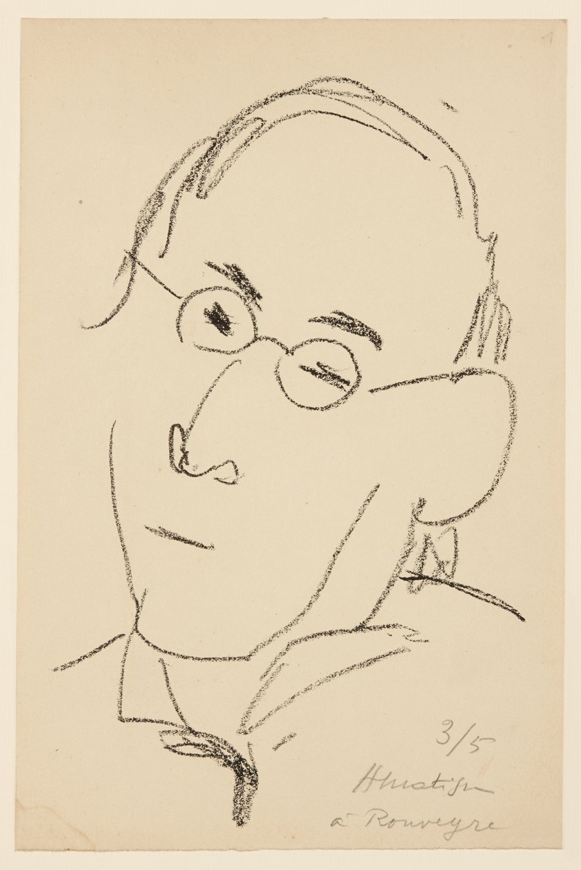 Portrait of Paul Léautaud - Henri Matisse