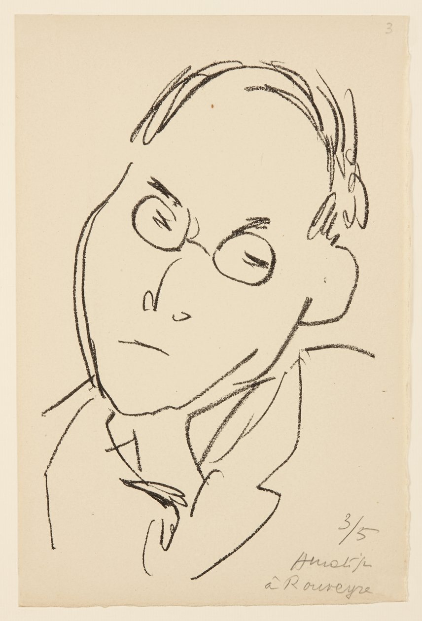 Portrait of Paul Léautaud - Henri Matisse