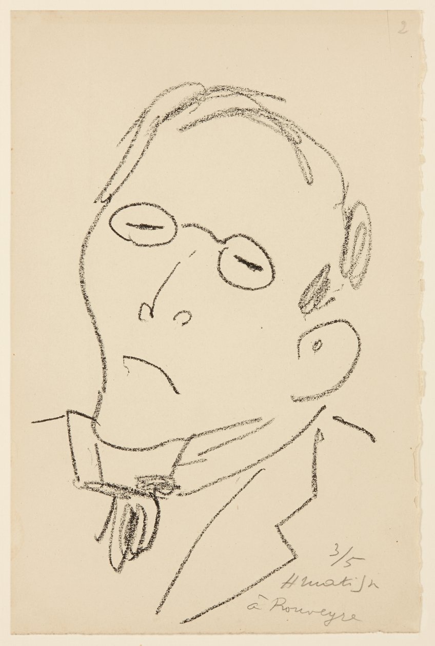 Portrait of Paul Léautaud - Henri Matisse