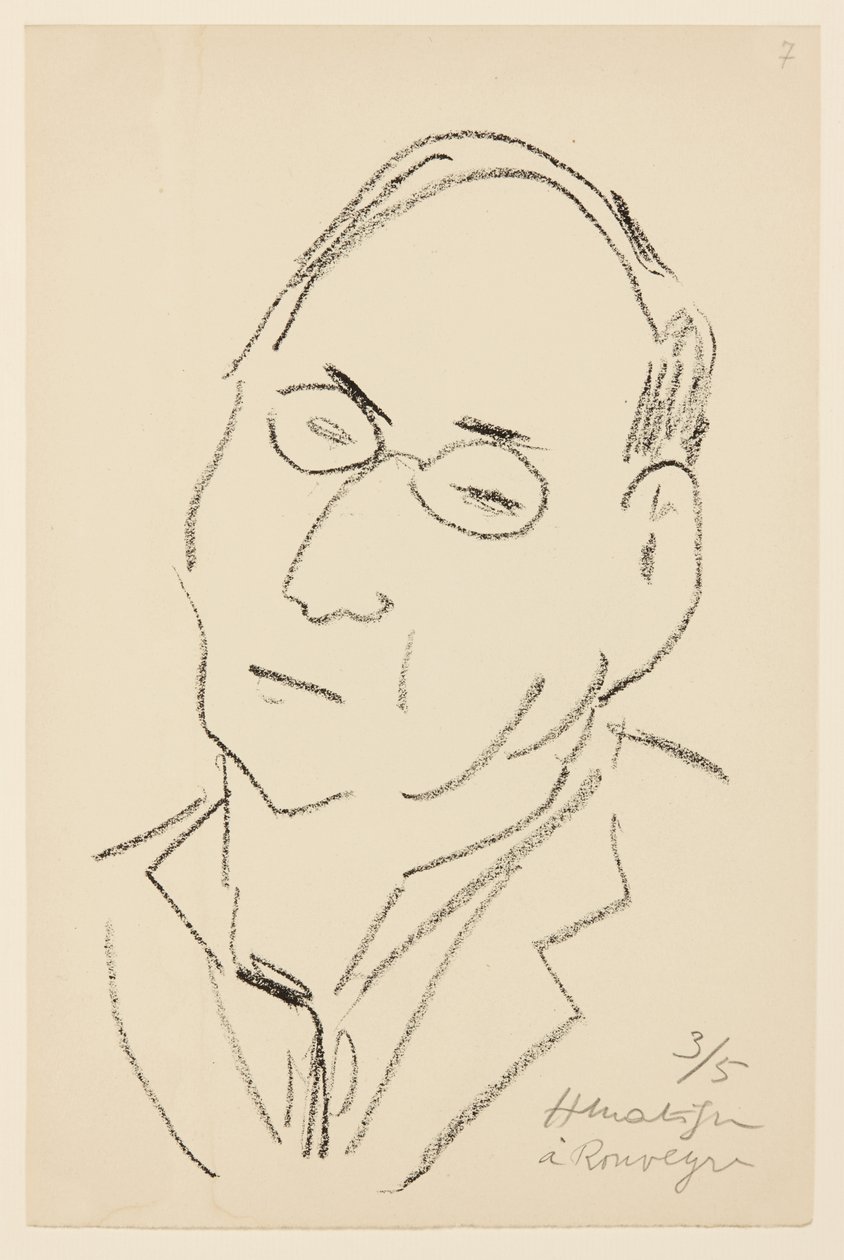 Portrait of Paul Léautaud - Henri Matisse