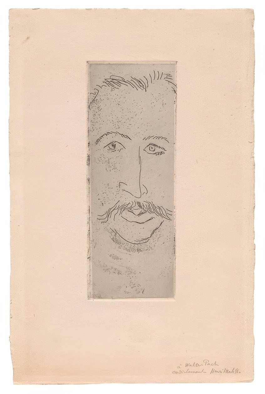 Portrait de Walter Pach - Henri Matisse