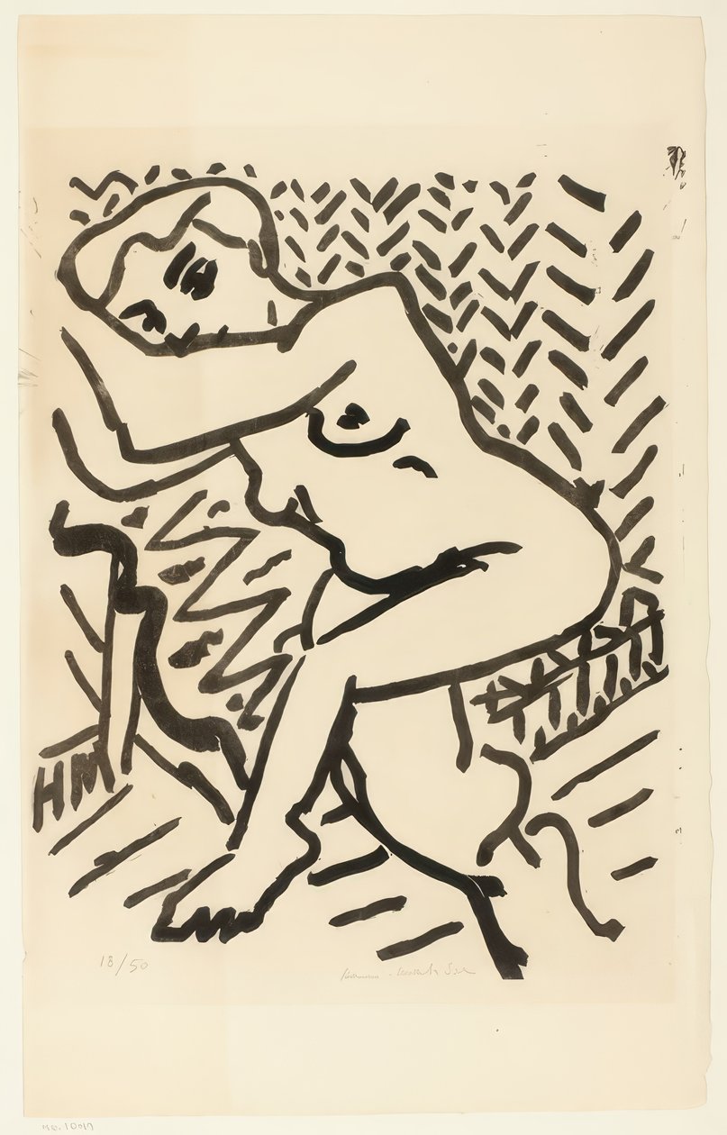 Petite gravure légère sur bois - Henri Matisse