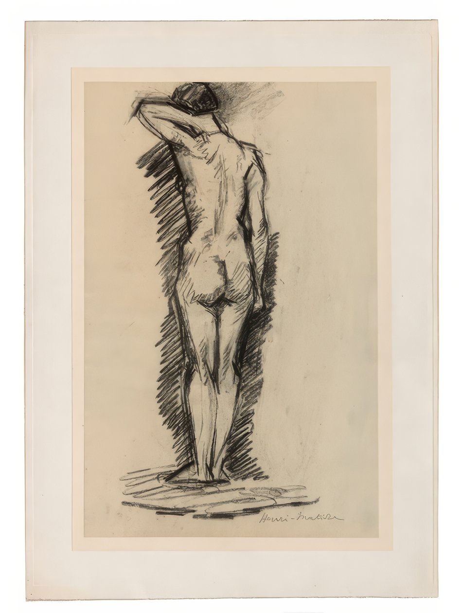 Nu féminin debout vu de dos - Henri Matisse