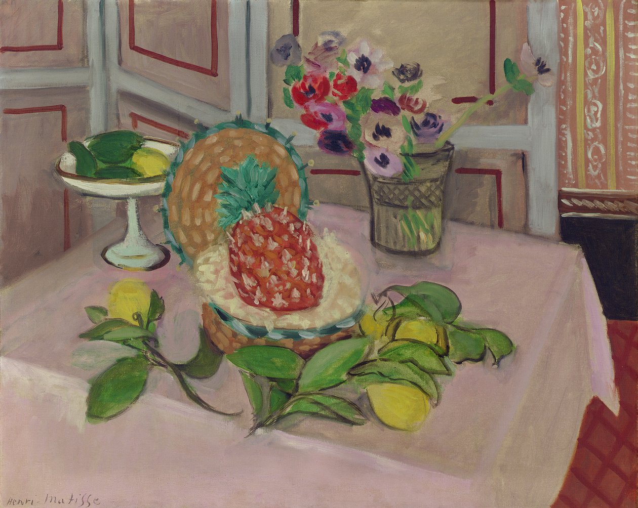 Nature morte : Ananas et citrons - Henri Matisse