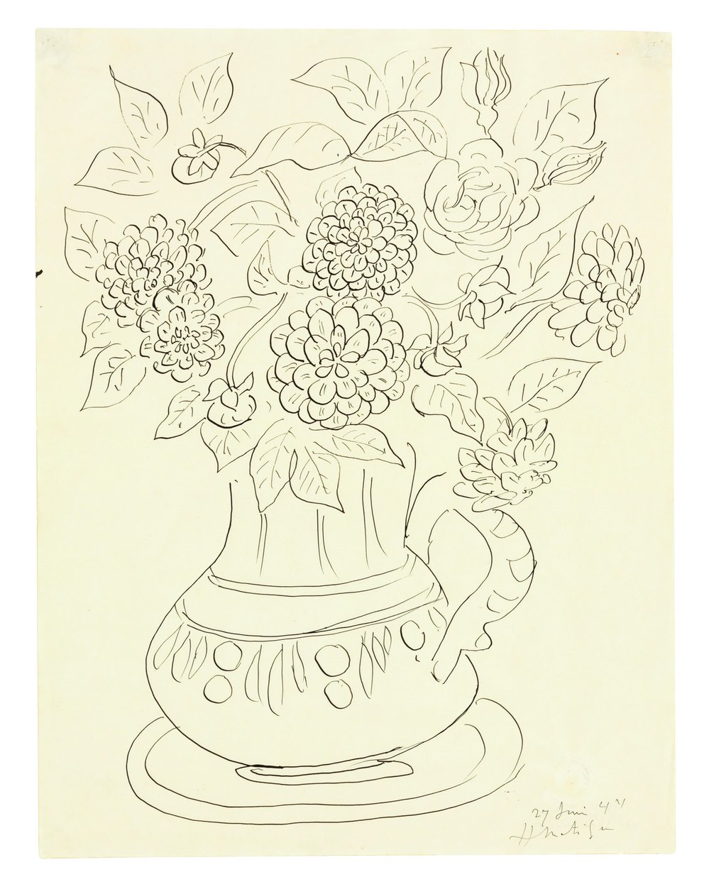 Le bouquet - Henri Matisse