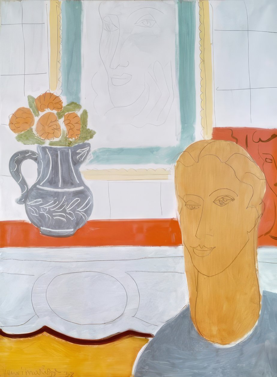 Tête ocre - Henri Matisse