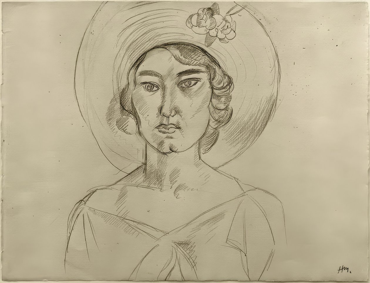 Femme avec chapeau - Henri Matisse