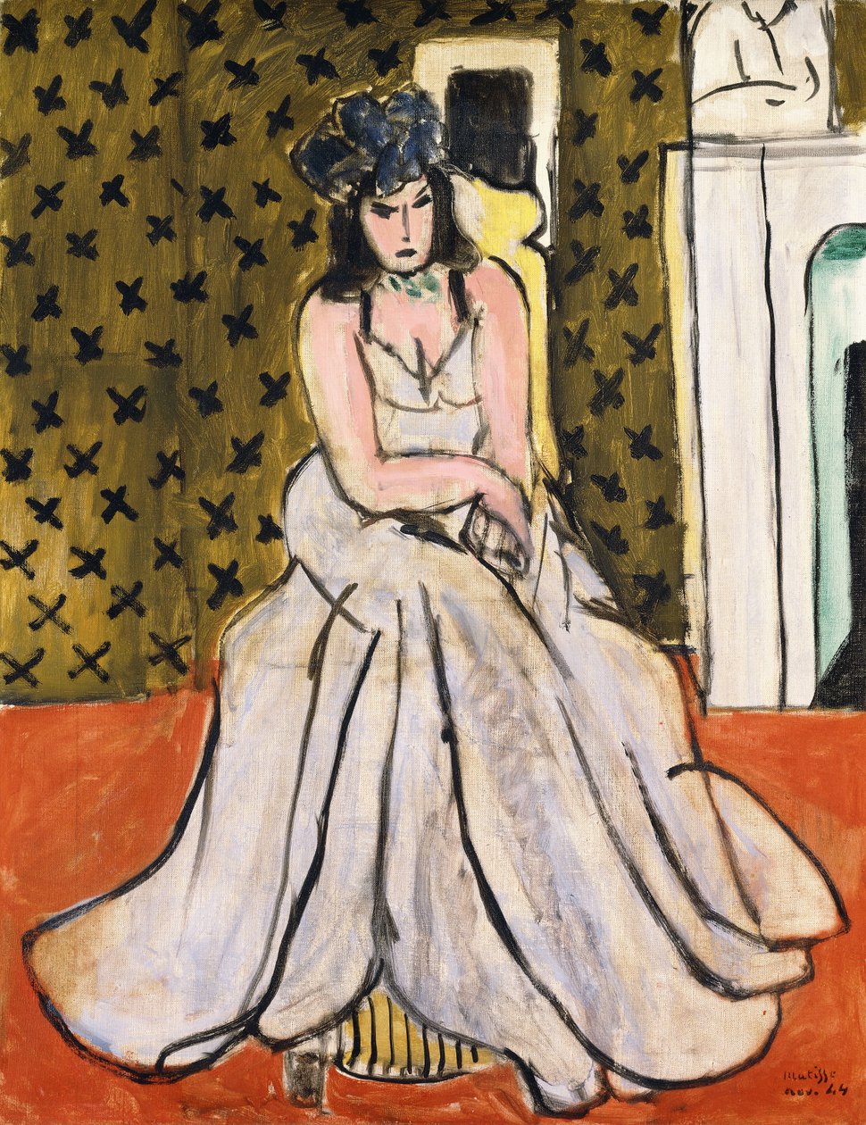 Femme avec un chapeau bleu - Henri Matisse