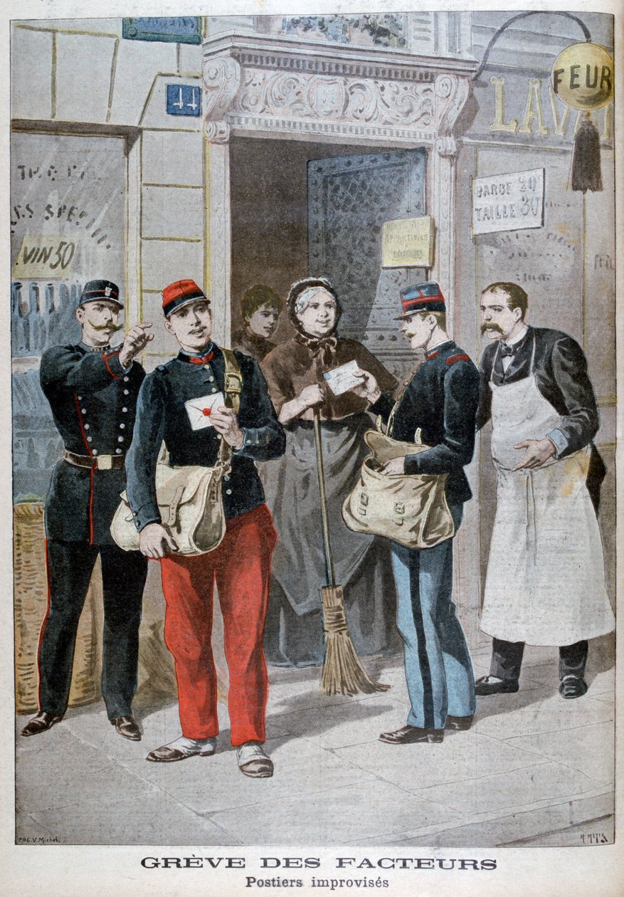 Employés de la poste improvisent - Henri Meyer
