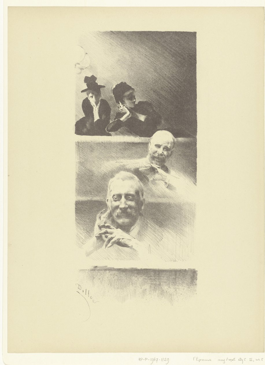 Spectateurs au théâtre - Henri Patrice Dillon