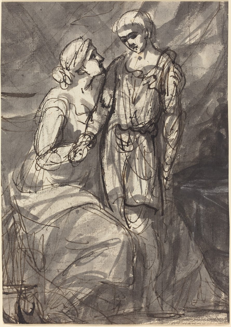 Deux figures en tenue classique - Henri Pierre Danloux