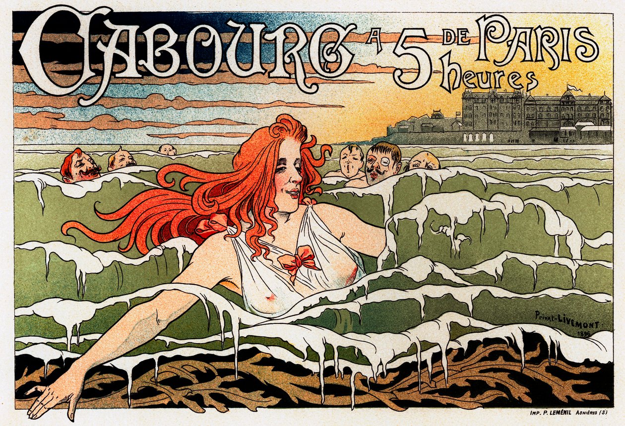 Casino de Cabourg Affiche - Henri Henri Antoine Théodore Livemont