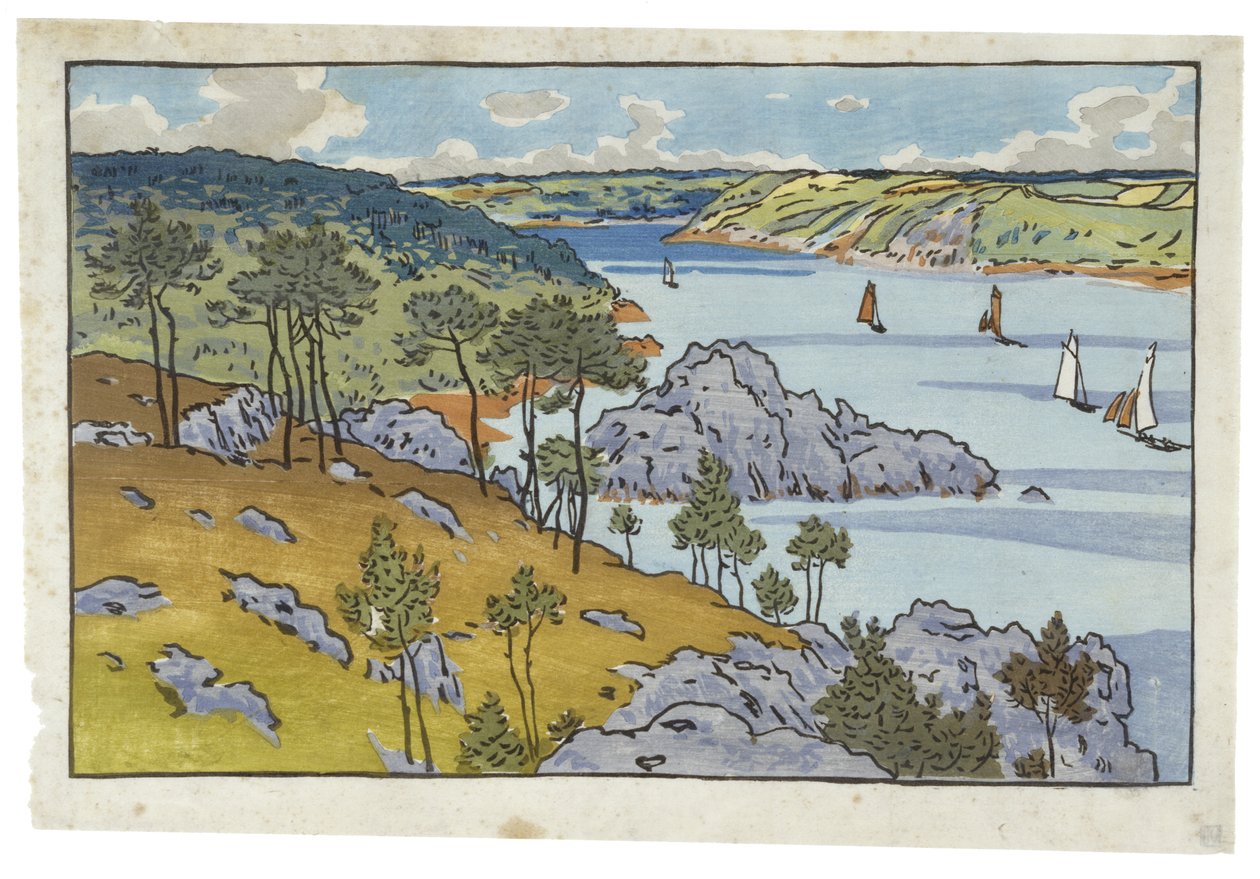 Embouchure du Trieux à Loguivy - Henri Rivière