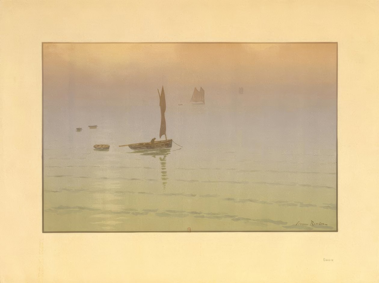 Brume en mer - Henri Rivière