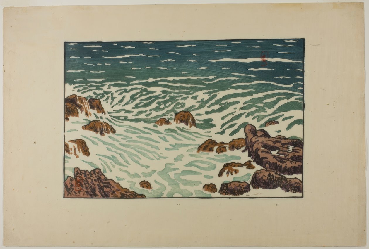 Petite vague montante, Pointe de la Haye - Henri Rivière