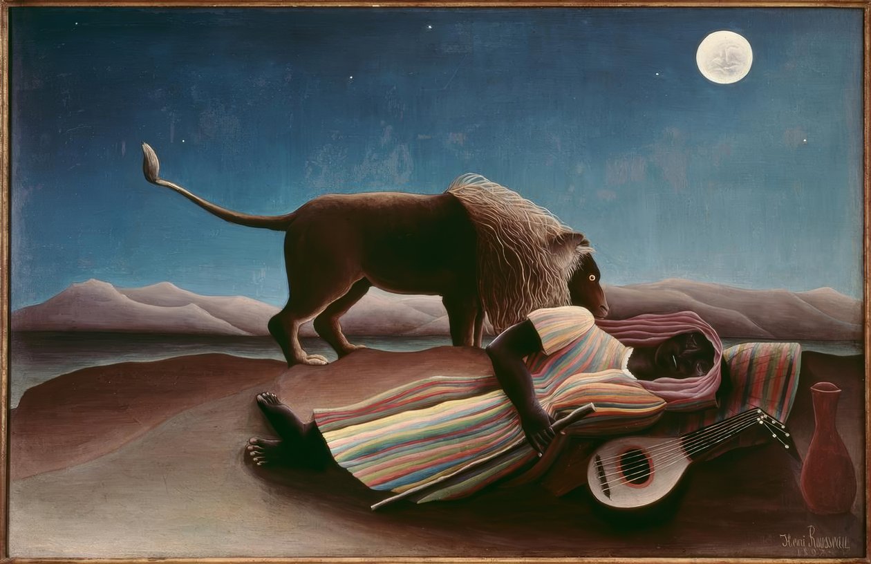 La Bohémienne endormie - Henri Rousseau